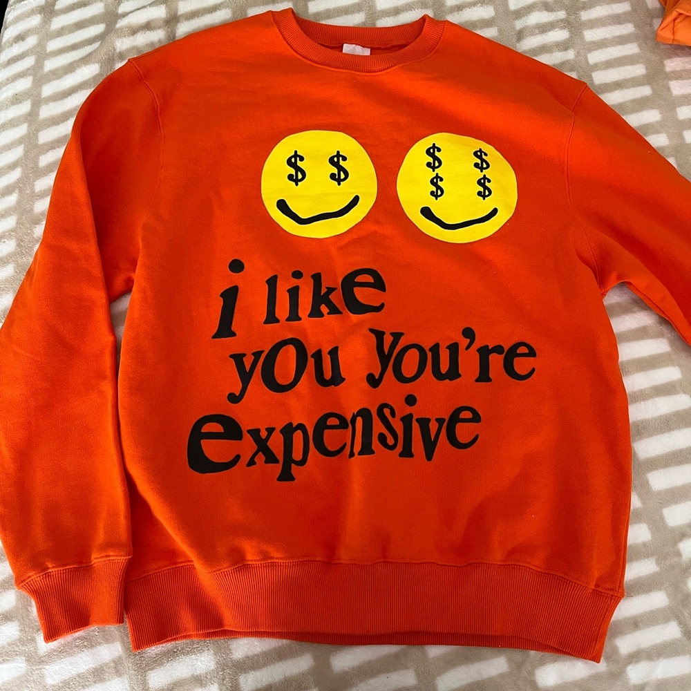 Kanye West Neon Orange Sweatshirt - Medium